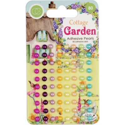 Craft Consortium Adhesive Pearls - Cottage Garden (80 pack)