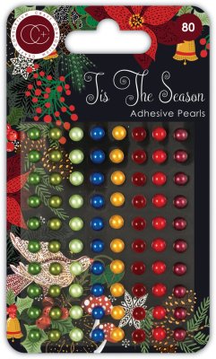 Craft Consortium Adhesive Pearls - Tis the Season