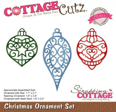 CottageCutz Dies - Christmas Ornament Set