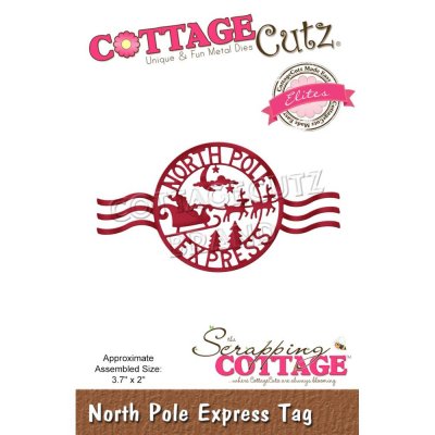CottageCutz Dies - North Pole Express Tag