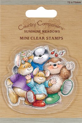 Docrafts Mini Clear Stamp - Country Companions Group