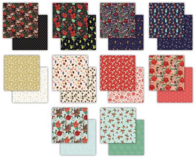 Craft Consortium 12”x12” Paper Pad - Tis the Season (40 sheets)