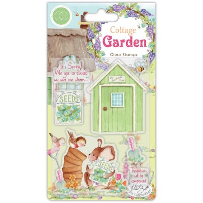 Craft Consortium Clear Stamp Set - Cottage Garden The Potting Shed