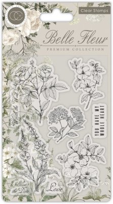 Craft Consortium Clear Stamp Set - Belle Fleur