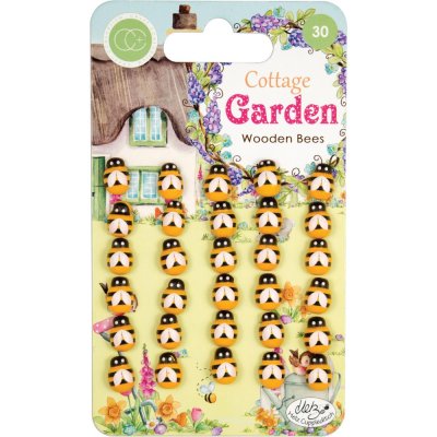 Craft Consortium Cottage Garden Wooden Bees