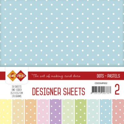 Card Deco 6”x6” Designer Sheets Mega Pack - #2 Pastels