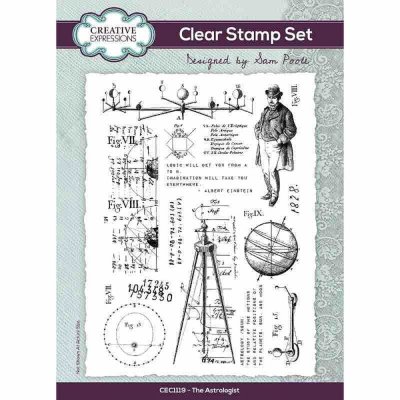 Creative Expressions Clear Stamps - The Astrologist by Sam Poole