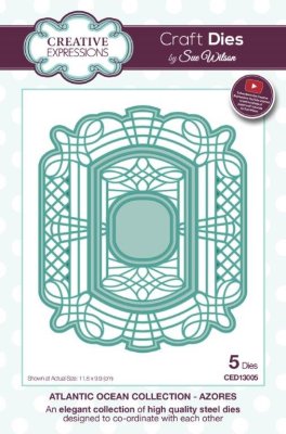 Creative Expressions Dies by Sue Wilson - Atlantic Ocean Collection Azores (5 dies)