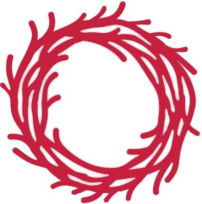 Creative Expressions Dies by Sue Wilson - Festive Collection Rustic Twig Wreath (1 die)