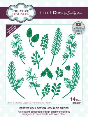 Creative Expressions Craft Dies - Festive Foliage Pieces