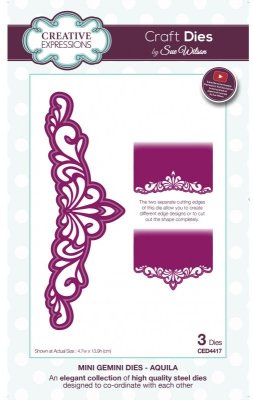 Creative Expressions Dies by Sue Wilson - Mini Gemini Collection Aquila Die (3 dies)