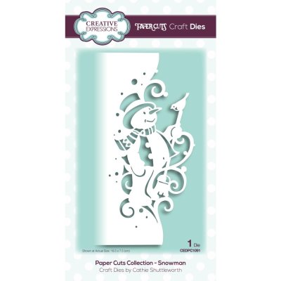 Creative Expressions Paper Cuts Craft Dies - Snowman