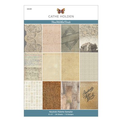 Spellbinders 6”x9” Paper Pad - Neutrals Palette Sampler (24 sheets)