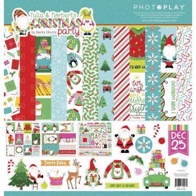 PhotoPlay 12"x12" Collection Pack - Tulla & Norbert's Christmas Party ( sheets)