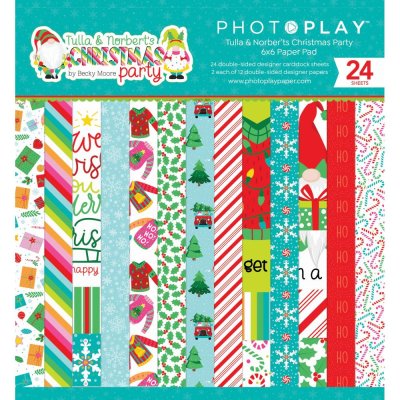 PhotoPlay 6"x6" Paper Pad - Tulla & Norbert's Christmas Party (24 sheets)