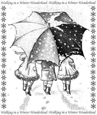Crafty Individuals Unmounted Rubber Stamps - Winter Wonderland