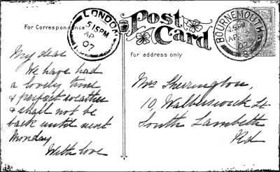 Crafty Individuals Unmounted Rubber Stamps - A Vintage Postcard