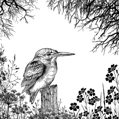 Crafty Individuals Unmounted Rubber Stamps - Dawn Hideaway