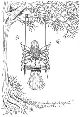 Crafty Individuals Unmounted Rubber Stamp - Fairy Rose