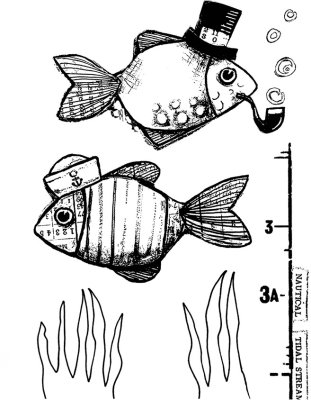 Crafty Individuals Unmounted Rubber Stamps - The Morning Commute