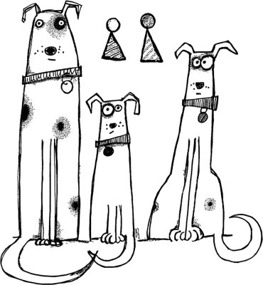 Crafty Individuals Unmounted Rubber Stamps - Three