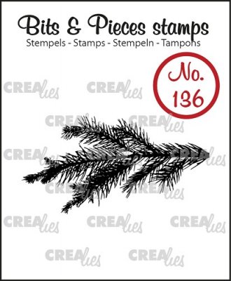Crealies Bits & Pieces Stamp no. 136