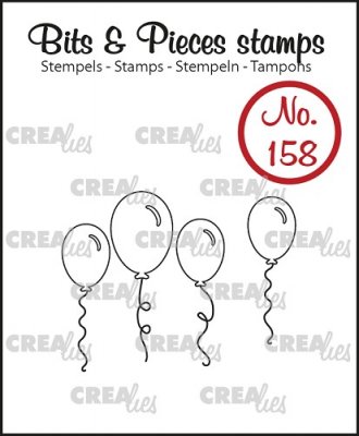 Crealies Clearstamp Bits & Pieces balloons (outline)