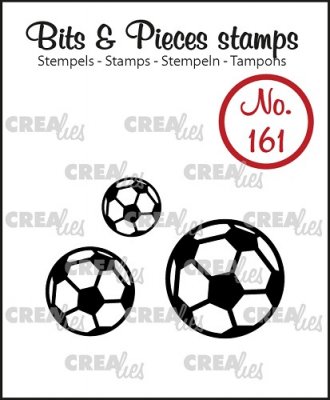 Crealies Clearstamp Bits & Pieces soccer balls