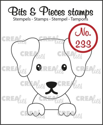 Crealies Clearstamp Bits & Pieces Dog