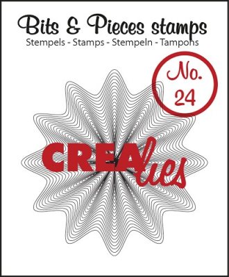 Crealies Clearstamp Bits&Pieces no. 24 Zigzags in Zigzag