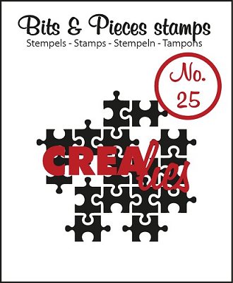 Crealies Clearstamp Bits&Pieces no. 25 Puzzle Pieces