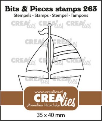 Crealies Clearstamp Bits&Pieces - Sailing Boat