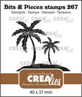 Crealies Clearstamp Bits&Pieces - Palmtrees