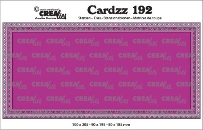 Crealies Cardzz no 192 Slimline L