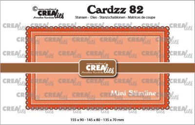 Crealies Cardzz no 82 Mini Slimline B