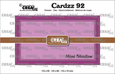 Crealies Cardzz no 92 Mini Slimline L