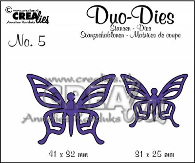 Crealies Duo Dies no 5. Duo Butterflies 1