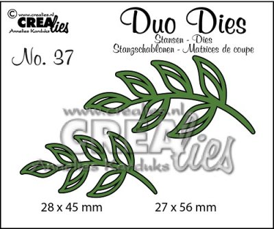 Crealies Duo Dies no. 37 leaves #5