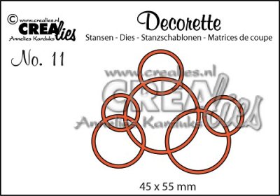 Crealies Decorette no. 11 Die - Interlocking Circles