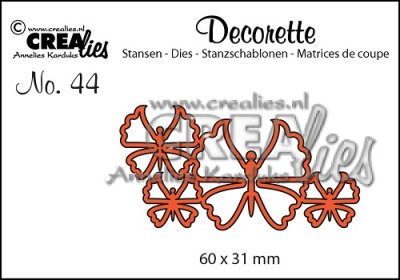 Crealies Decorette die no. 44 Butterflies #6