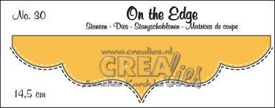 Crealies On The Edge Die 30 with double stitch line