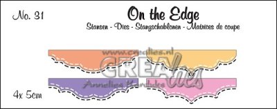 Crealies On The Edge Dies 31 mini set with double stitch line