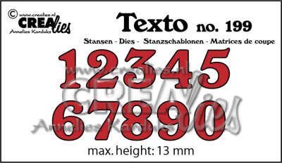 Crealies Texto Dies - Numbers medium