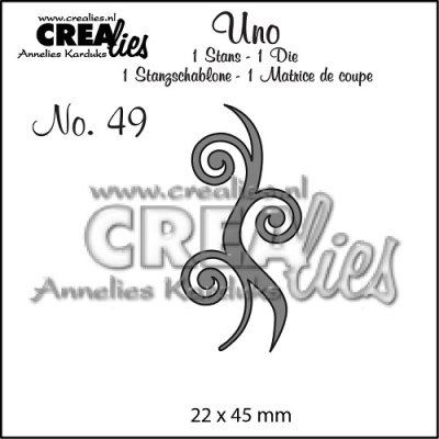 Crealies Uno nr. 49 steam