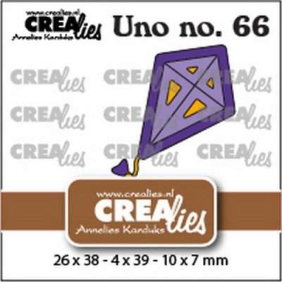 Crealies Uno Dies no. 66 - Kite Small