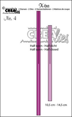 Crealies X-tra Die no. 4 - Half Open