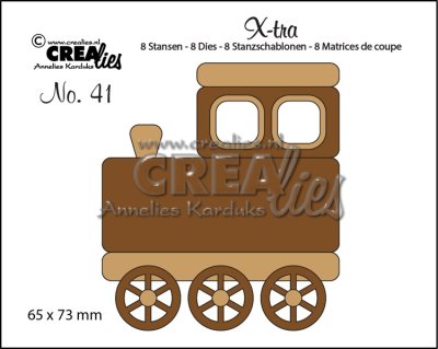 Crealies X-tra no. 41 - Train (Medium)