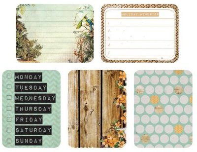 Kaisercraft Captured Moments 3"x4" Double-Sided Cards - Getaway (48 pack)