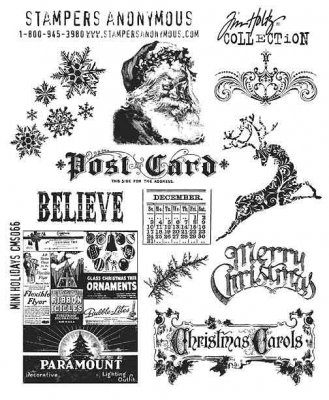 Tim Holtz Stampers Anonymous - Mini Holidays