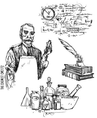 Tim Holtz Stampers Anonymous - The Chemist